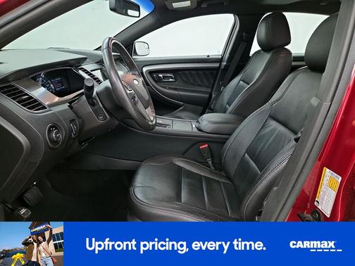 Red 2016 Ford Taurus SEL