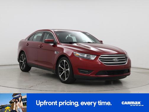 Red 2016 Ford Taurus SEL