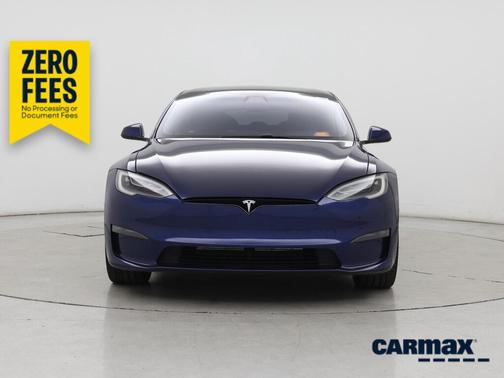 Blue 2021 Tesla Model S Plaid