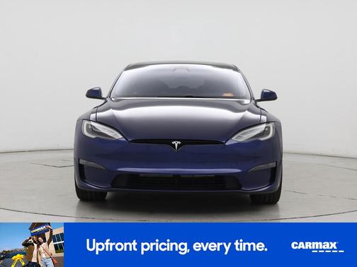 Blue 2021 Tesla Model S Plaid
