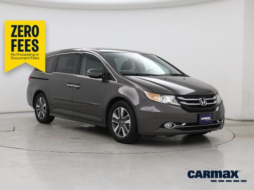 Gray 2016 Honda Odyssey Touring Elite