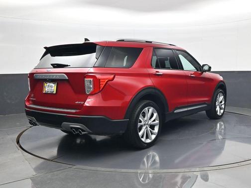 Red Metallic 2023 Ford Explorer Platinum