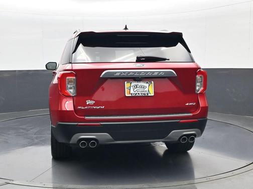 Red Metallic 2023 Ford Explorer Platinum