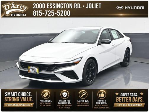 Serenity White 2026 Hyundai ELANTRA Sport