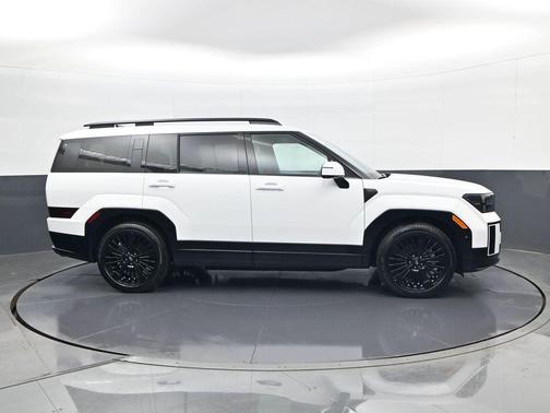 Serenity White 2025 Hyundai SANTA FE HEV Calligraphy
