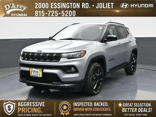 Billet Silver Metallic Clearcoat 2023 Jeep Compass Latitude