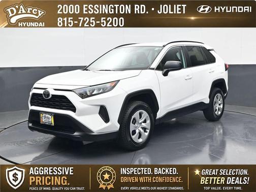 Super White 2020 Toyota RAV4 LE