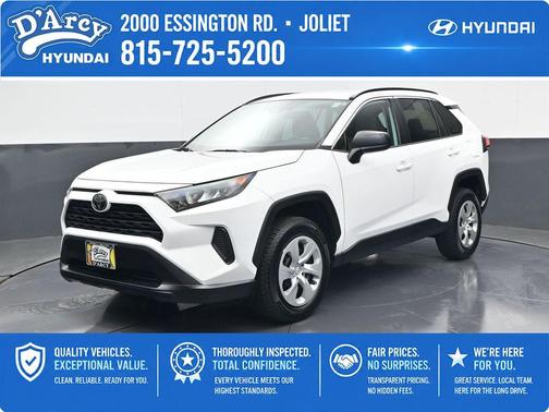 Super White 2020 Toyota RAV4 LE