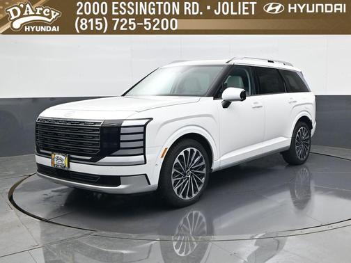 Creamy White Pearl 2026 Hyundai Palisade Hybrid Calligraphy