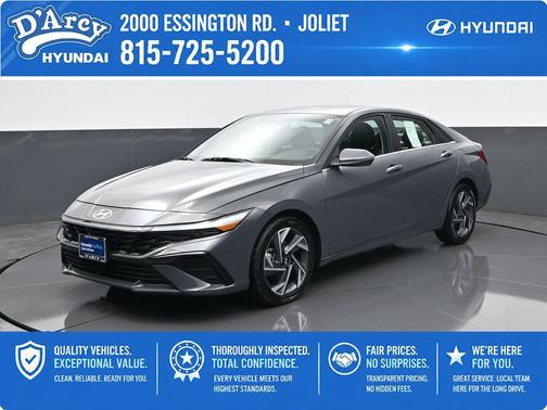 Ecotronic Gray 2025 Hyundai ELANTRA Limited