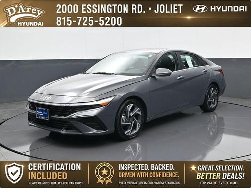 Ecotronic Gray 2025 Hyundai ELANTRA Limited