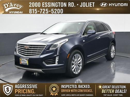 Harbor Blue Metallic 2018 Cadillac XT5 Platinum