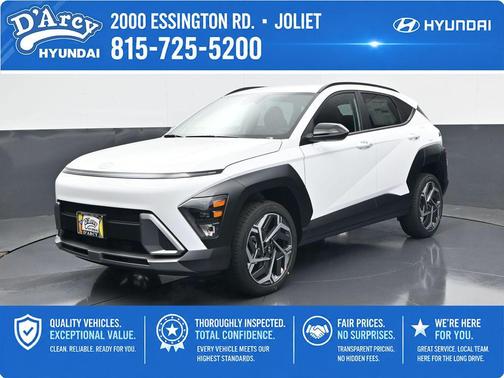 Atlas White 2026 Hyundai KONA SEL Premium