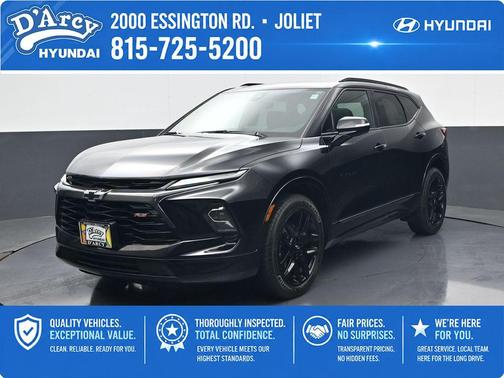 Black 2025 Chevrolet Blazer RS