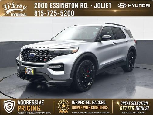 Iconic Silver Metallic 2022 Ford Explorer ST