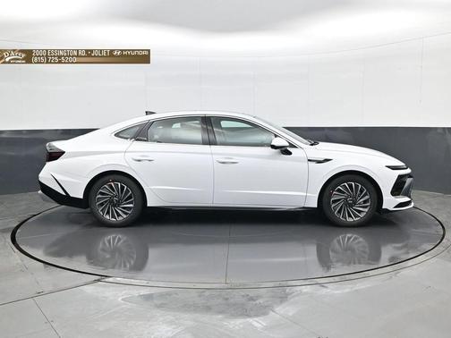 Serenity White 2026 Hyundai SONATA Hybrid Limited