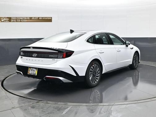 Serenity White 2026 Hyundai SONATA Hybrid Limited