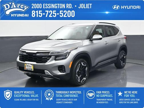 Steel Gray 2024 Kia Seltos SX Turbo