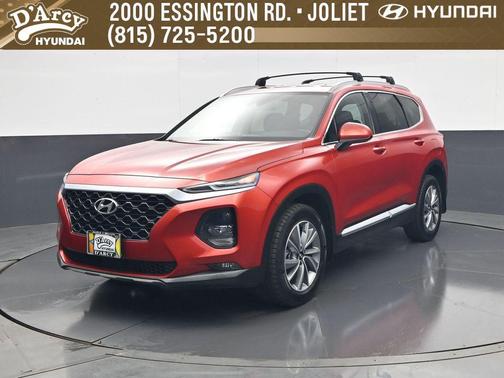 Lava Orange 2020 Hyundai SANTA FE SEL 2.4