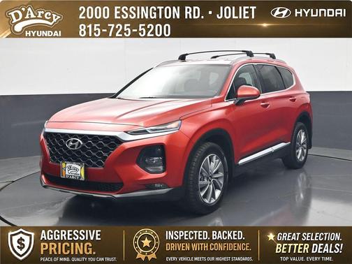 Lava Orange 2020 Hyundai SANTA FE SEL 2.4