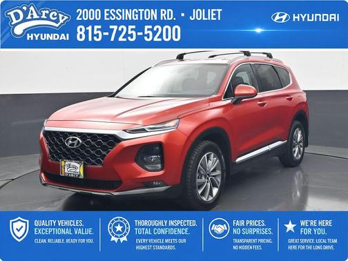 Lava Orange 2020 Hyundai SANTA FE SEL 2.4