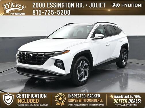 Quartz White 2022 Hyundai TUCSON Hybrid Limited