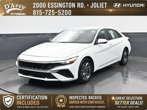 Serenity White 2024 Hyundai ELANTRA SEL