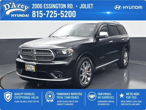 Brilliant Black Crystal Pearlcoat 2016 Dodge Durango Citadel