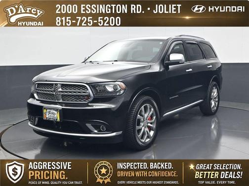 Brilliant Black Crystal Pearlcoat 2016 Dodge Durango Citadel