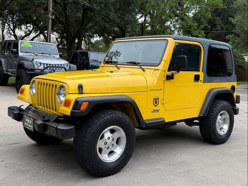Solar Yellow Clearcoat 2002 Jeep Wrangler Sport