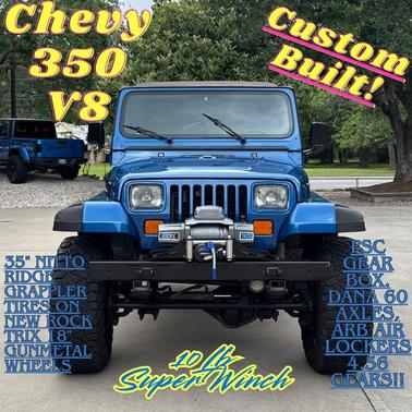 Canyon Blue Metallic 1991 Jeep Wrangler S