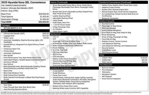 2025 Hyundai KONA SEL