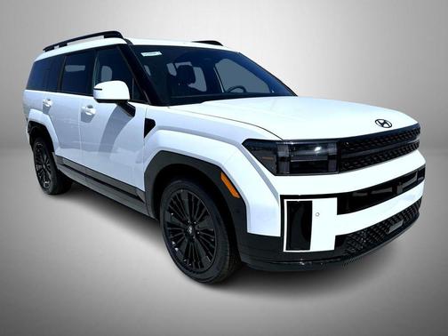 White 2026 Hyundai SANTA FE HEV Calligraphy