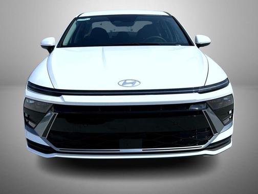 White 2026 Hyundai SONATA Hybrid Blue
