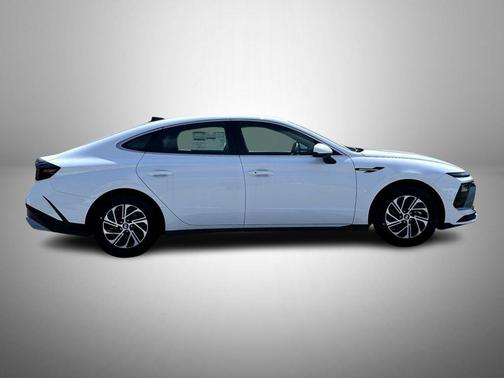 White 2026 Hyundai SONATA Hybrid Blue