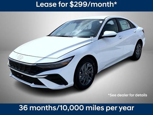 White 2026 Hyundai ELANTRA HEV Blue
