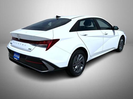 White 2026 Hyundai ELANTRA HEV Blue