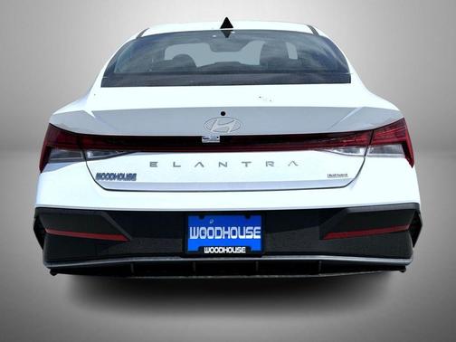 White 2026 Hyundai ELANTRA HEV Blue