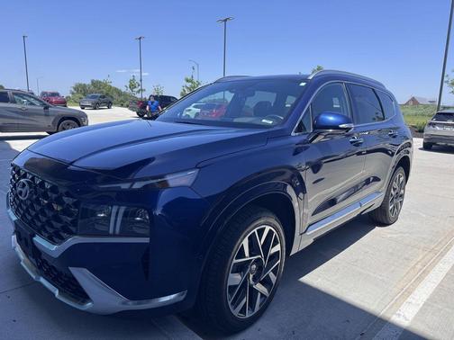 Stormy Blue 2023 Hyundai SANTA FE Calligraphy