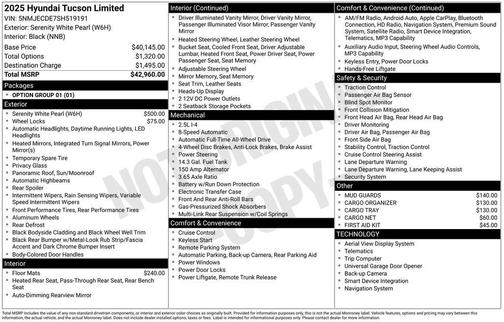 2025 Hyundai TUCSON Limited