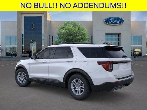 Space White Metallic 2026 Ford Explorer Active