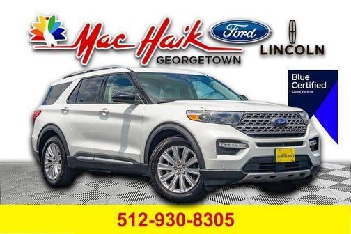 White Metallic 2021 Ford Explorer Limited