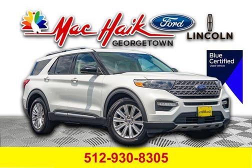 White Metallic 2021 Ford Explorer Limited