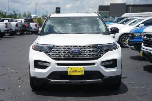 White Metallic 2021 Ford Explorer Limited