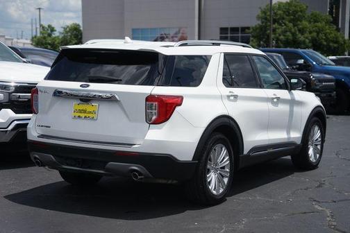 White Metallic 2021 Ford Explorer Limited