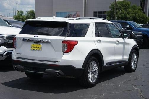 White Metallic 2021 Ford Explorer Limited
