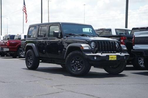 Black Clearcoat 2022 Jeep Wrangler Unlimited Sport