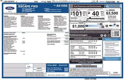 2026 Ford Escape PHEV
