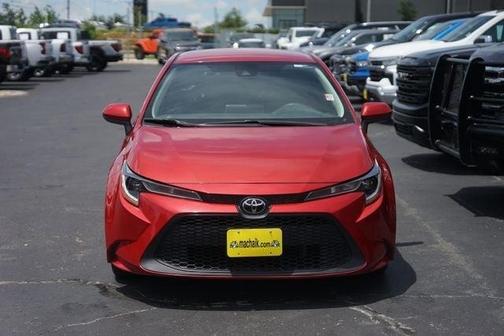 Barcelona Red Metallic 2021 Toyota Corolla LE