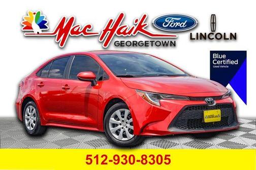 Barcelona Red Metallic 2021 Toyota Corolla LE